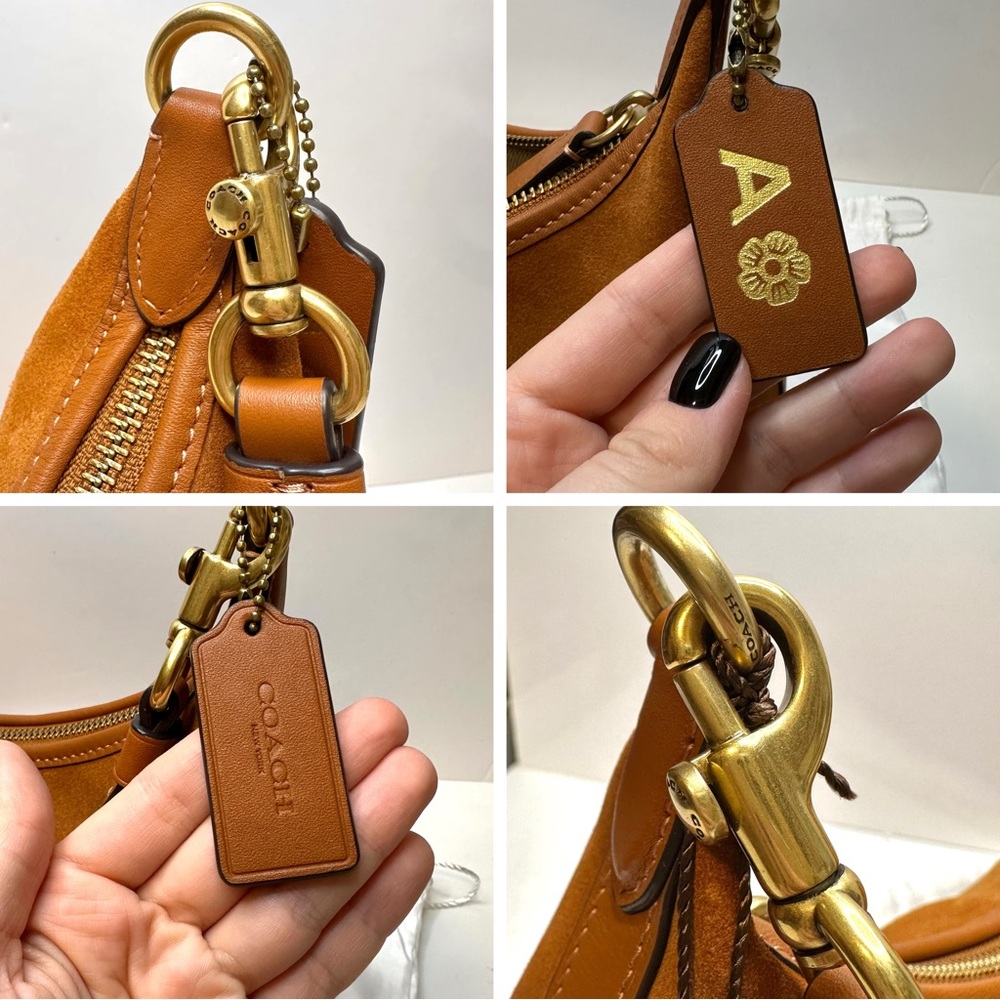 ✅Sold✅ Coach Juliet Hobo Bag – Burnished Amber Suede – Like New - Picture 7 of 17